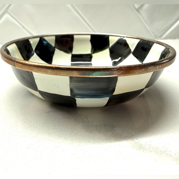 Mackenzie-Childs-Courtly Check Relish Bowl - Picture 9 of 12